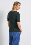 Футболка Street One MIT HERZAUSSCHNITT, Grün/Dark Green - фото 2