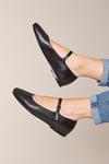 Балетки Piper с квадратным носком Moshulu, черный - фото