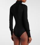 Прозрачный боди Alaïa, цвет noir alaia - фото 4