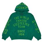 Толстовка Supreme Team Flocked Hooded, зелёный - фото 2