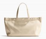 Сумка-тоут H&M Coated Canvas, светло-бежевый - фото