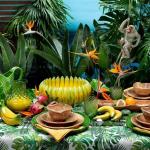 Набор для сервировки салата Bordallo Pinheiro, Banana, «Bananas From Madeira», 5 предметов, зеленый, коричневый - фото 4