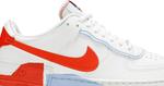 Кроссовки Nike Wmns Air Force 1 Shadow SE 'Team Orange Blue', белый - фото 3