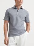 Рубашка-поло из хлопка Brunello Cucinelli, серый - фото 3