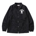 Куртка-рубашка Bape Multi Camo College Coach, черный - фото 2