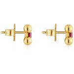 Серьги Tous Sugar Party Short Over Silver And Rhodolite, золото - фото 2