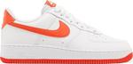 Кроссовки Nike Air Force 1 '07 'White Team Orange', белый - фото 2