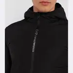 Пуховик стандартного кроя Ea7, черный - фото 3