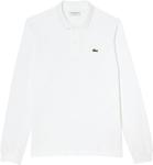Классическая поло Lacoste с длинным рукавом, White - фото 4