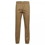 Брюки Selected Slim Halkirk, зеленый - фото 3