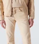 Узкие хлопковые брюки NotSoNormal, Bone - фото 5