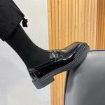 Лоферы мужские черный Weishibangwei - фото 5