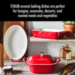 Набор форм для выпечки Staub Ceramic, 4 штуки, вишнево-красный - фото 2
