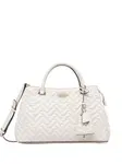 Стеганая сумка-сэтчел GUESS USA, белый - фото