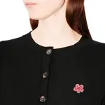 Кардиган с вышитым логотипом KENZO, черный - фото 8