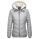 Куртка утепленная с капюшоном Wantdo, серый - фото