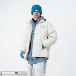 DNBH Пуховик Unisex, Light Yellow Blue Text - фото 8