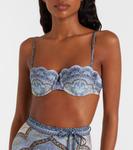 Топ бикини с принтом Wanderlust Zimmermann, Tapestry Blue Multi - фото 5