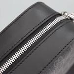 Сумка Gucci Logo Stripe Webbing Leather Shoulder Bag 'Black Red' - фото 7