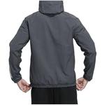 Куртка мужская серая Adidas, серый - фото 5