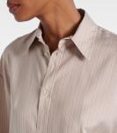 Шёлковая блузка Saint Laurent, Nude Craie - фото 4