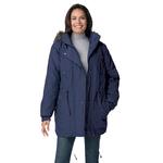 Анорак из таслона с утеплителем Plus size Woman Within, Navy - фото