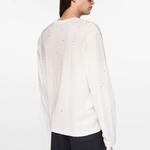 Stud Detailing Jersey Acne Studios, белый - фото 5