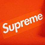 Лонгслив Supreme Box Logo, оранжевый - фото 3