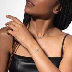 Колье Messika Baby Move Pavé, белое золото/бриллианты - фото 3