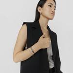 Браслет Tous Sweet Dolls Elastic Heart, серебро/черный - фото 8