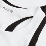 Спортивные бра H&M Medium Support, 2 предмета, черный/белый - фото 3