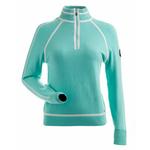 Свитер Nils Juniper (женский), Aqua/White - фото