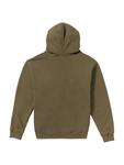 Толстовка с капюшоном на молнии Volcom Single Stone, оливковый - фото 2