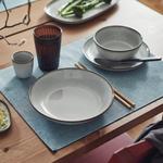 Тарелка глубокая Ikea Gladelig, 21 см, серый - фото 4