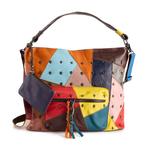 Ameri Кожаная сумка через плечо QMetal Mini Skull Ameri Leather, мультиколор - фото