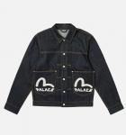 Куртка Palace x Evisu Dice Denim, черный - фото
