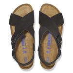 Сандалии Birkenstock Tulum Soft Footbed Suede Leather Nubuck 1029779, черный - фото 6