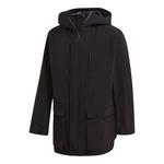 Куртка men's y-3 casual hooded windproof jacket black Adidas, черный - фото