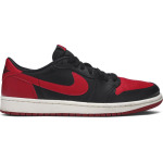 Кроссовки Air Jordan 1 Retro Low OG Bred, черный - фото