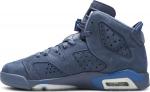 Кроссовки Air Jordan 6 Retro GS Diffused Blue, синий - фото 3