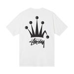 Футболка Stussy Regal Crown Pigment Dyed Tee 'Natural', белый - фото 3
