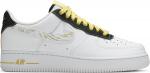 Кроссовки Nike Air Force 1 '07 LV8 'Gold Links Zebra Print', белый - фото