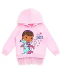 Детская толстовка с капюшоном из флиса Disney Король Лев для девочек Doc Mcstuffins, розовый - фото