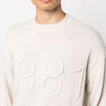 Трикотажный свитер мужской бежевый EMPORIO ARMANI - фото 5