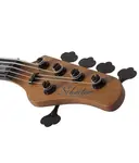 Бас-гитара Schecter Model-T 5 струн Экзотический черный Лимба - фото 5