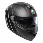 Шлем AGV Sportmodular Multi Refractive, Carbon/Silver - фото