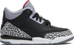 Кроссовки Air Jordan 3 Retro OG PS Black Cement 2018, черный - фото