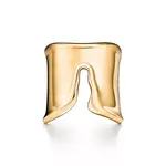 Кольцо Tiffany & Co. x Elsa Peretti Split, золото - фото