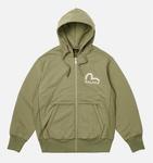 Толстовка Palace x Evisu Zip, зеленый - фото