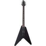 Schecter Guitar Research V-1 SLS Elite Evil Twin Электрогитара Satin Black - фото 2